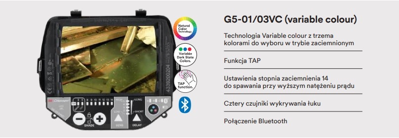 Filtr samościemniający 3M SPEEDGLAS G5-01/03VC