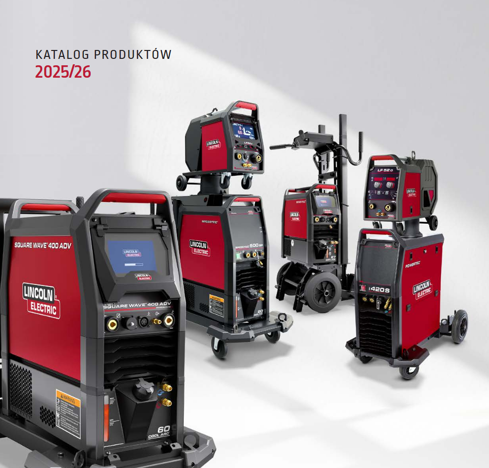 Nowy katalog LINCOLN ELECTRIC 2025/2026 - Kompletna oferta urządzeń do spawania