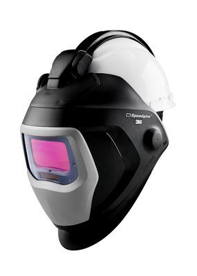 Przyłbica Speedglas™ serii 9100-QR z hełmem ochronnym H-701