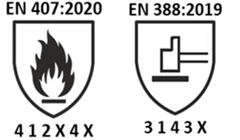 8121 PSW SUPER Rękawice spawalnicze dwoina bydlęca, rozmiar, rozmiar 10