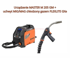 Urządzenie KEMPPI MASTER M 205 GM + uchwyt MIG/MAG chłodzony gazem FLEXLITE GXe